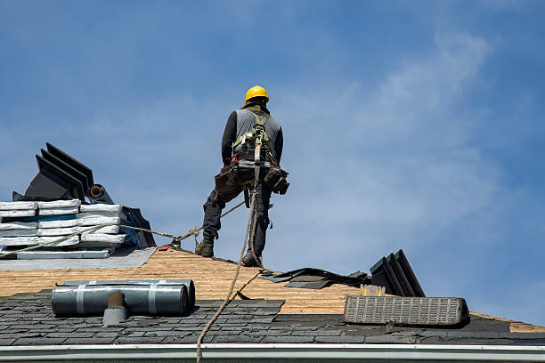 Professional Roofing technician working in Owens Cross Roads, AL